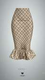 -Pixicat- Aimee Skirt (TartanTan)