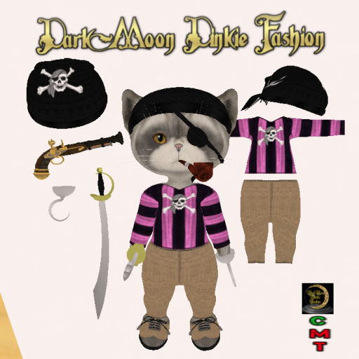 *DM* Dinkie Pirate Unisex Violet