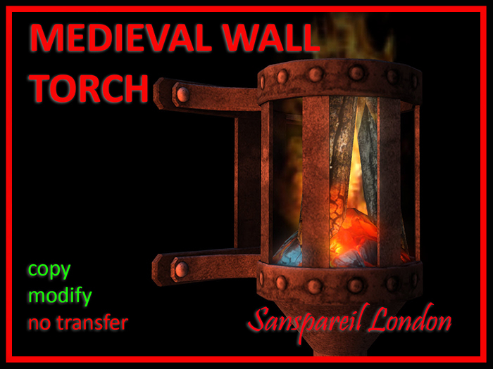 Medieval Wall Torch MP