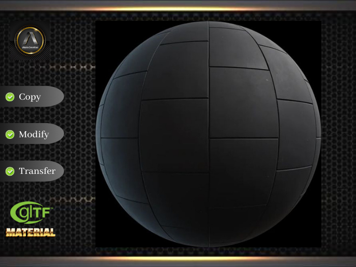 PBR Material. Rubber tiles