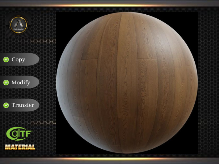 PBR Material. Wood floor 011..