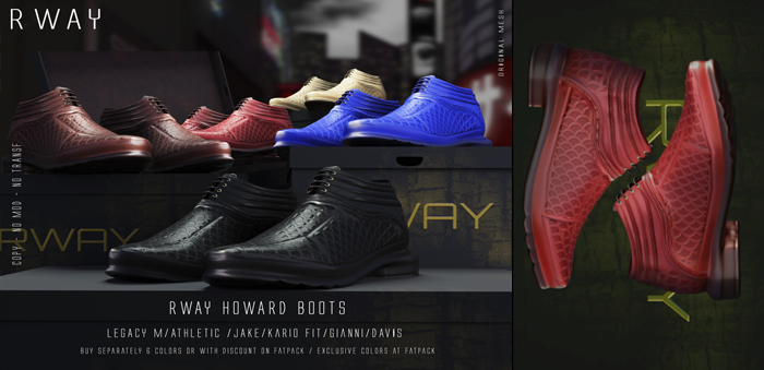 RWAY - Howard Boots Red