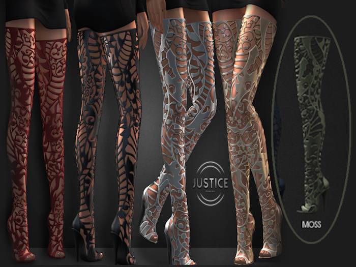 [JUSTICE] LIZA BOOTS - MOSS - FREYA