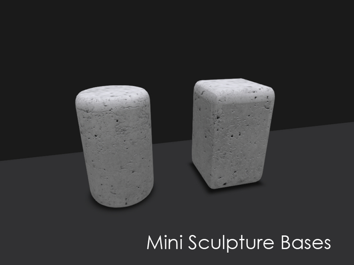 Mini sculpture bases