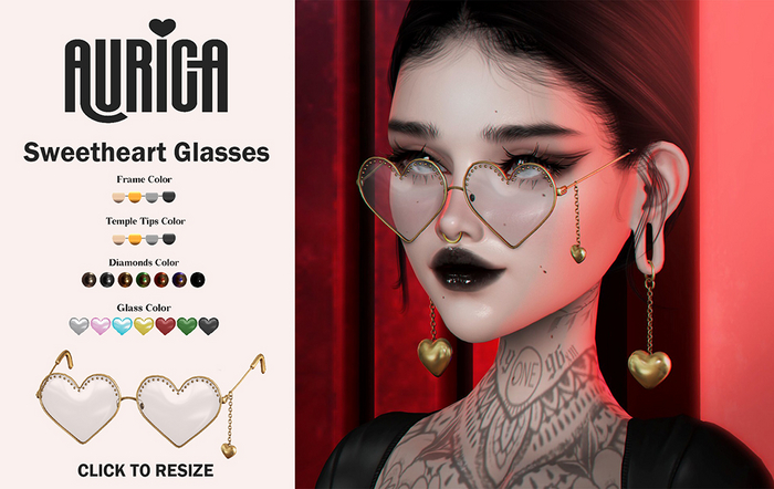 AURICA Sweetheart Glasses /ADD ME/