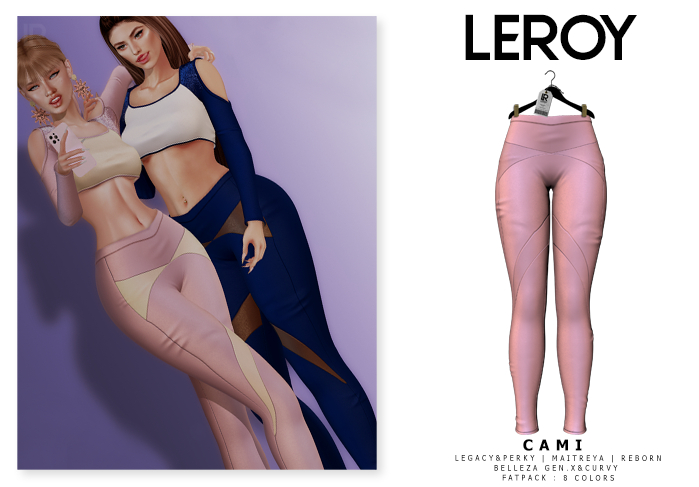 LEROY - Cami Legging - Rose