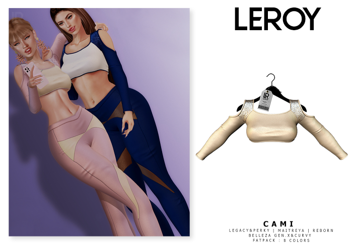 LEROY - Cami Cropped - Tan