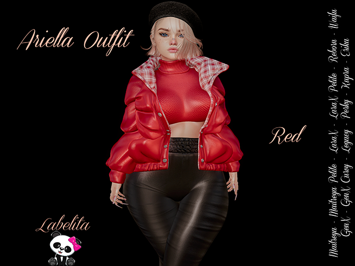 [LABELITA] Ariella Outfit Red