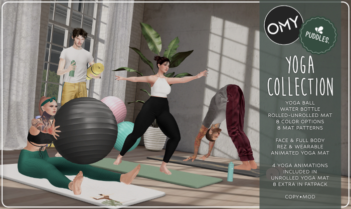 OMY x Puddles. Yoga Collection