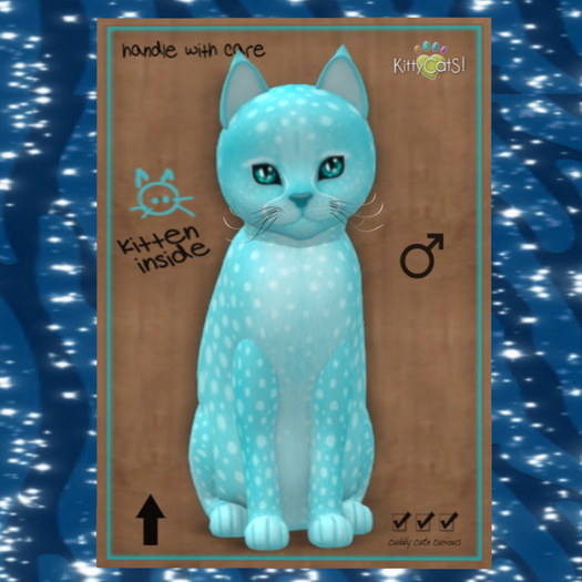 KittyCatS Box - M Cheetah! Blue Raspberry Starry Ocean 9T