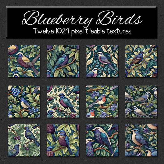 *Wallflowers* Blueberry Birds