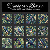 *Wallflowers* Blueberry Birds