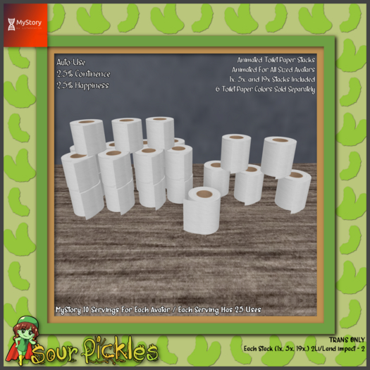 [SP] MyStory Toilet Paper Stack - White