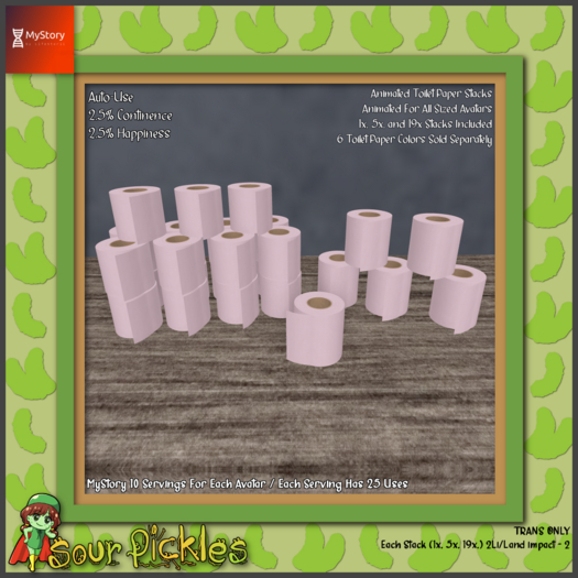 [SP] MyStory Toilet Paper Stack - Pink