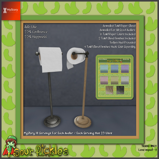 [SP] MyStory Standing Toilet Paper - Shiny