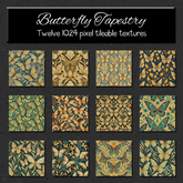 *Wallflowers* Butterfly Tapestry