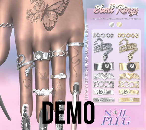 NAILPLUG - 8ball Rings DEMO