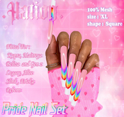 .Hation. Pride Nails LX//Square