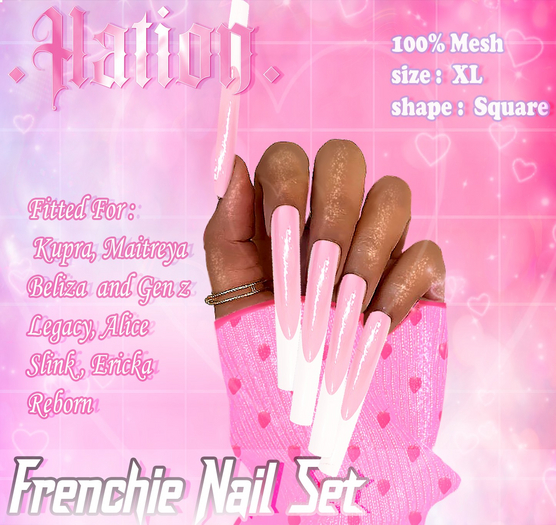 .Hation. Frenchie Nails LX//Square