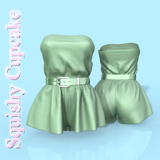Green Belt Romper
