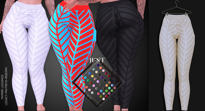 [Just Mitchell] Maribe Leggings - Cream