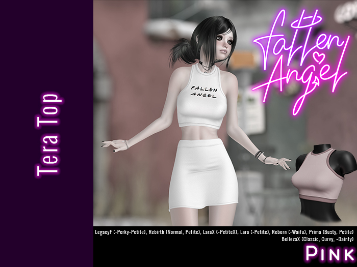 Fallen Angel - Tera Top - PINK