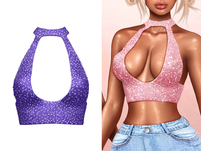 YALLA ~ Cassie Top [PURPLE]
