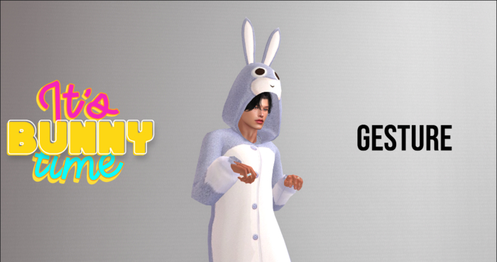 It's Bunny Time Gesture
