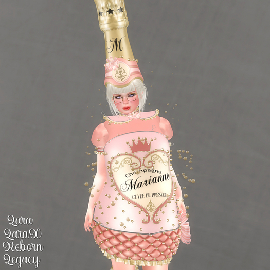 * Champagne ! * Pink Outfit *