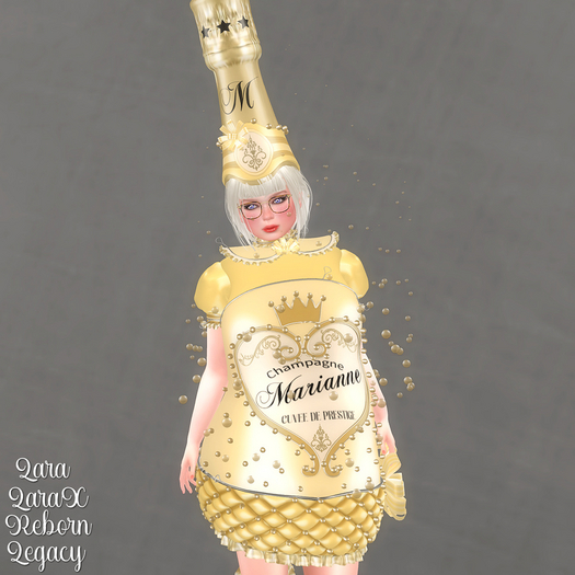 * Champagne ! * Orange Outfit *