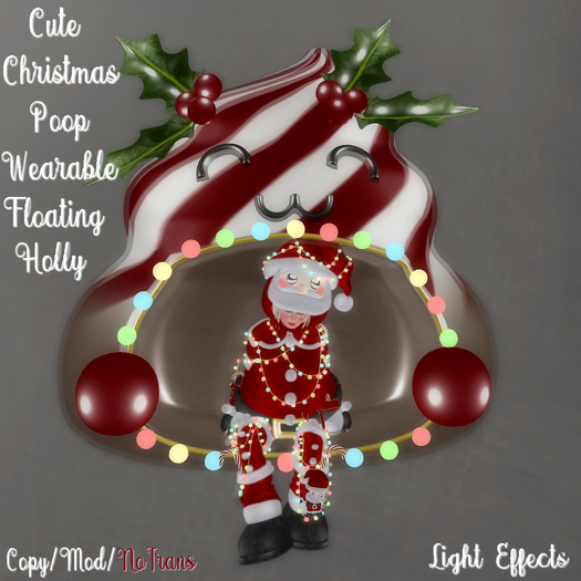 * Christmas Floating Poop * Fatpack *