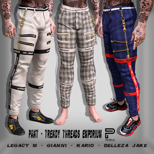 Pant - Trendy Threads Emporium - Fatpack PIXELS