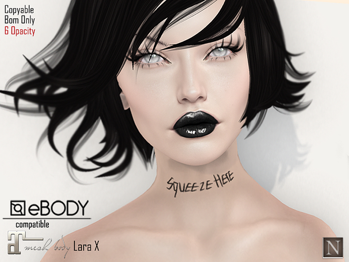 [Nerium] Neck Tattoo - Squeeze Here