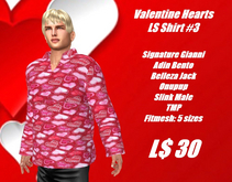 Valentine Hearts-#3-LS Shirt