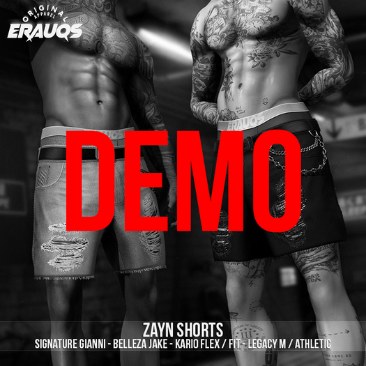 [ ERAUQS ] - Zayn Shorts - DEMO
