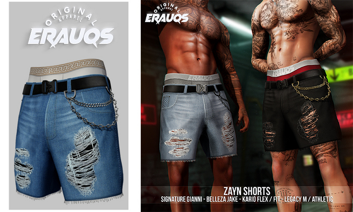 [ ERAUQS ] - Zayn Shorts - 02