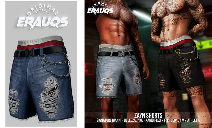 [ ERAUQS ] - Zayn Shorts - 04
