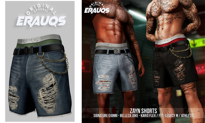 [ ERAUQS ] - Zayn Shorts - 05