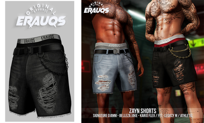 [ ERAUQS ] - Zayn Shorts - 06