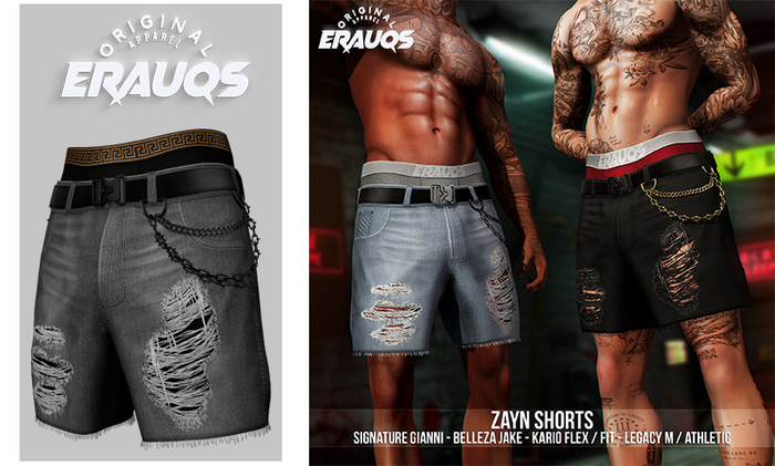 [ ERAUQS ] - Zayn Shorts - 07