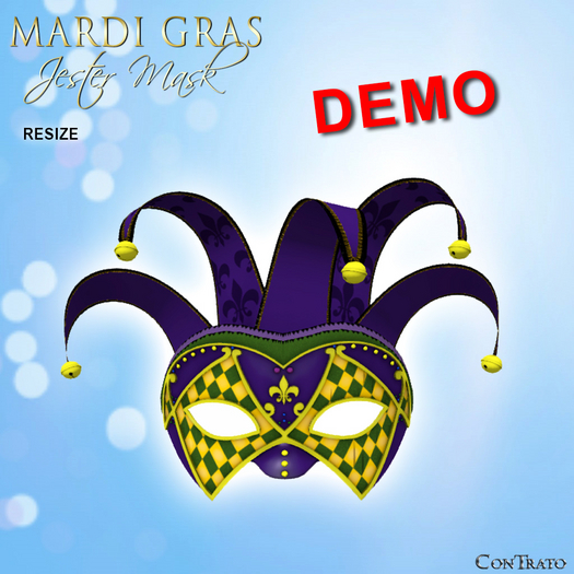 [ConTrato] Mardi Gras Jester Mask DEMO