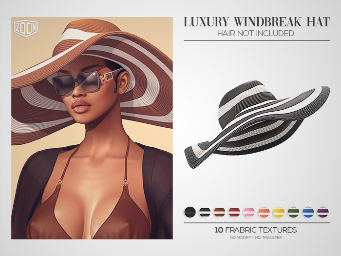 [Z O O M] Luxury Windbreak Hat