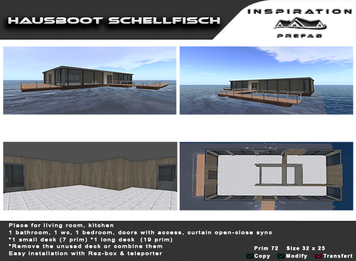 Hausboot Schellfisch