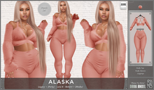 Dark Angel : Alaska Set - Peach [Legacy + Perky - Lara X - Reborn + Waifu]