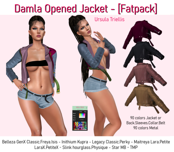 6910 Damla Opened Jacket - [Fatpack]