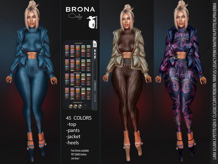  Brona Outfit by BlackbirdLace>LaraX Included