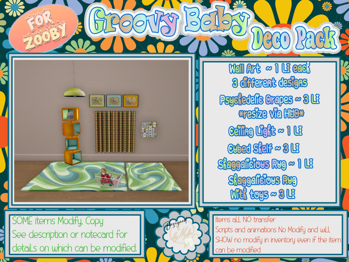 [byMela]~ADD~Groovy Baby Deco Pack
