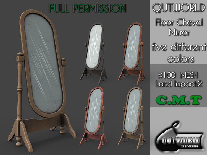 .::QUTWORLD Floor Cheval Mirror's::.FP