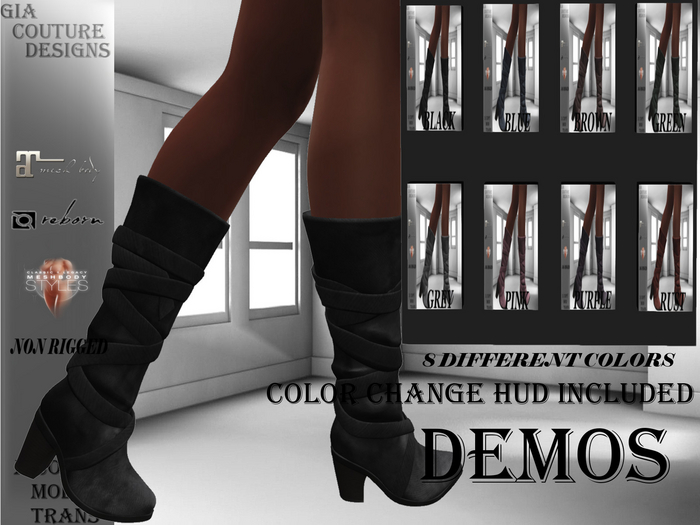 "GCD" Hunter Leather Boots DEMOS