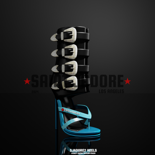 [SAINT JADORE] SJADORE2 Heel - Blue